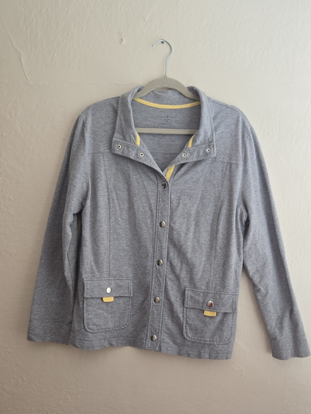 Karen Scott Sport Lightweight Snap-Front Jacket_0063